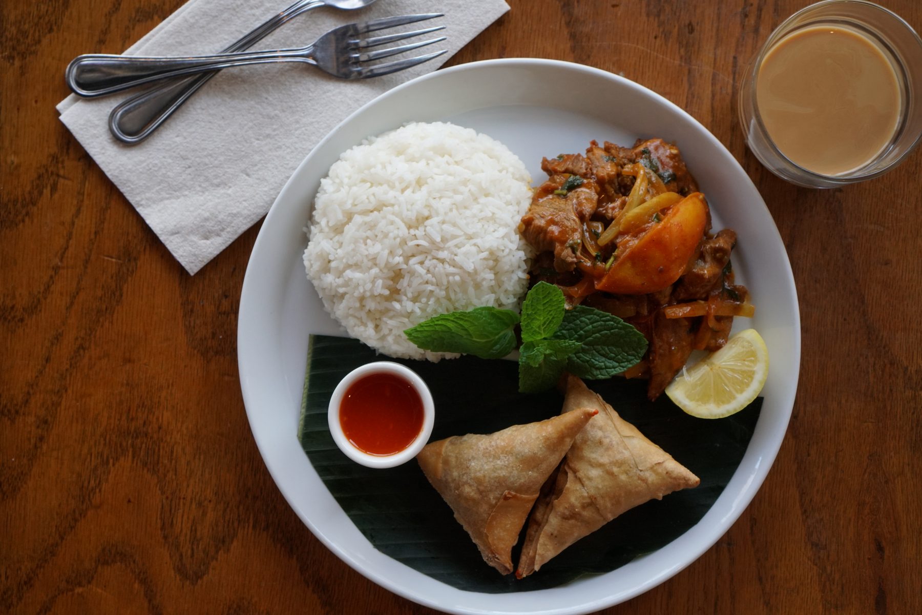 Burma Bites — tea leaf salad and rice bowls