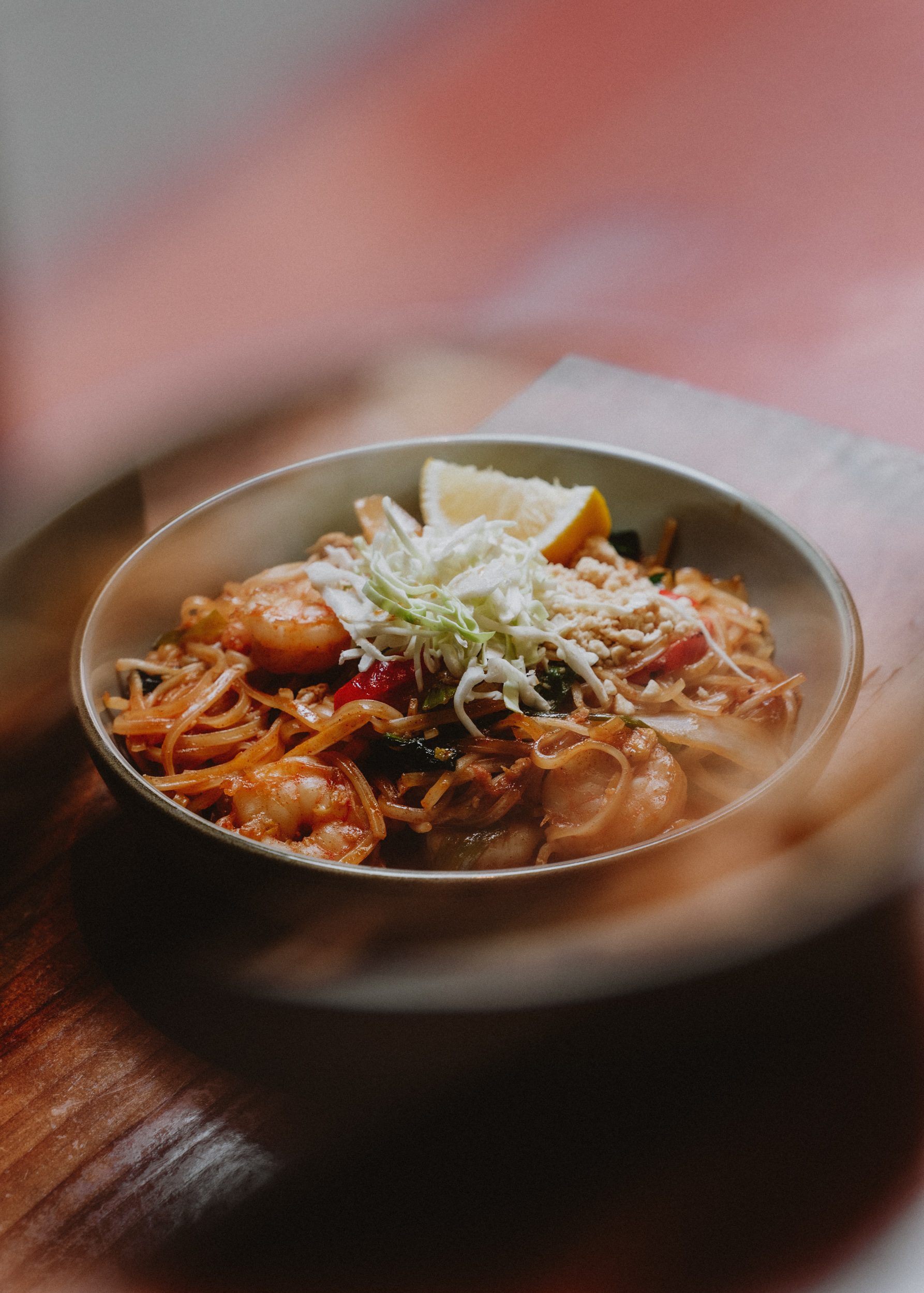 Pad thai noodles